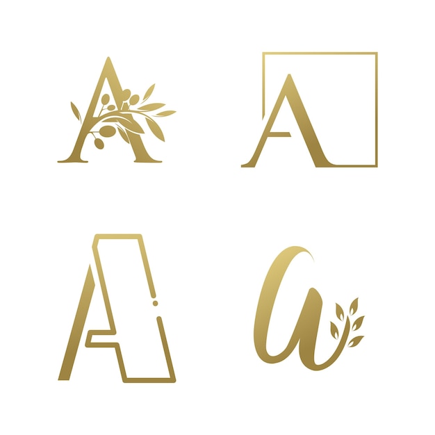 Vecteur logo de lettre de beauté un vecteur d'élément d'icône de conception avec un concept créatif unique