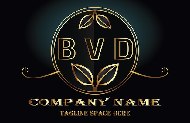 Vecteur logo de la lettre bvd