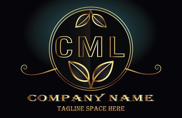 Vecteur logo de la lettre cml