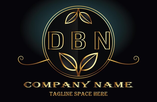 Vecteur logo de la lettre dbn