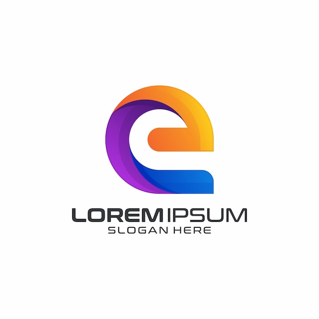 Logo de la lettre E