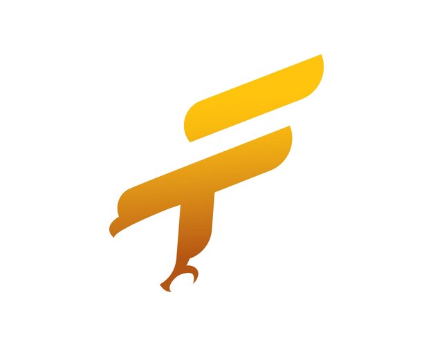 Logo de la lettre F Falcon