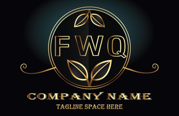 Vecteur logo de la lettre fwq