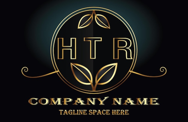 Vecteur logo de la lettre htr