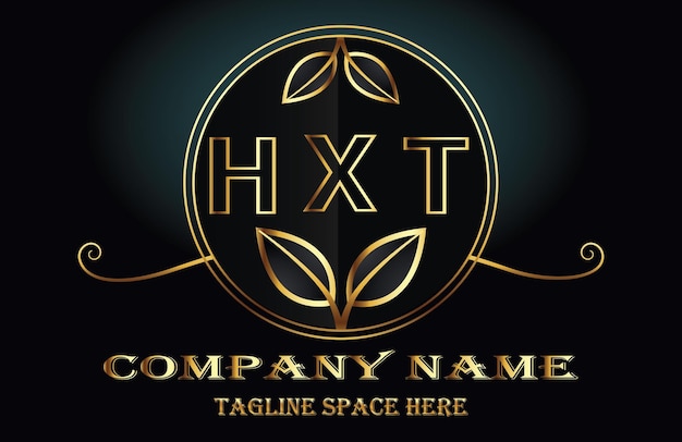 Vecteur logo de la lettre hxt