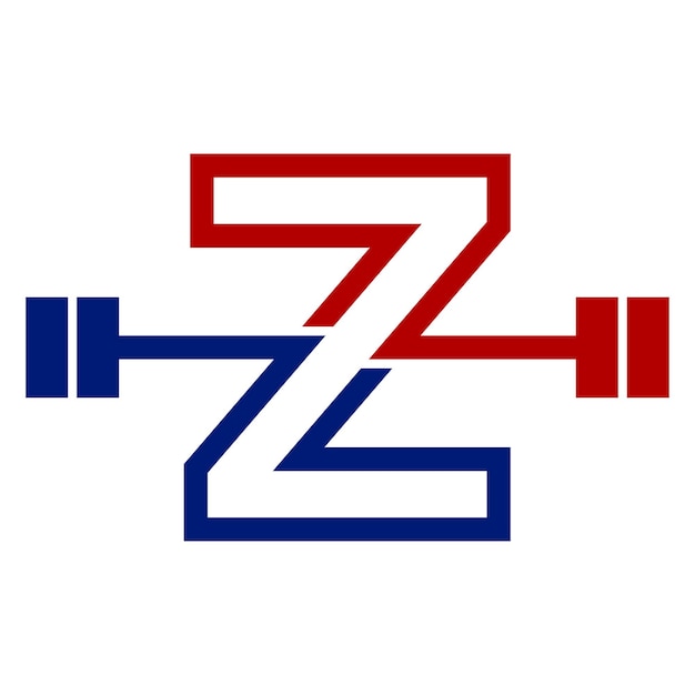 Vecteur logo de lettre initiale avec icône de barre pour la conception graphique et web