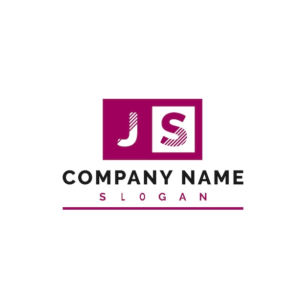 Le logo de la lettre JS Le logo de la lettre JS Le vecteur L'illustration du vecteur
