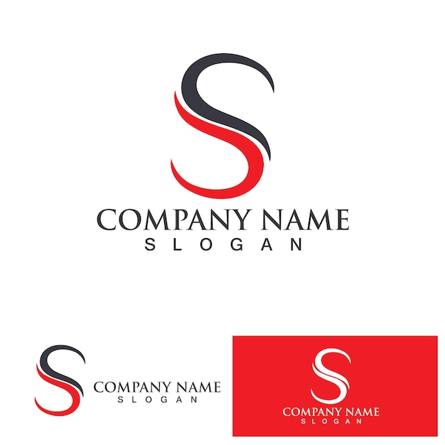 Logo de lettre S Entreprise d'entreprise