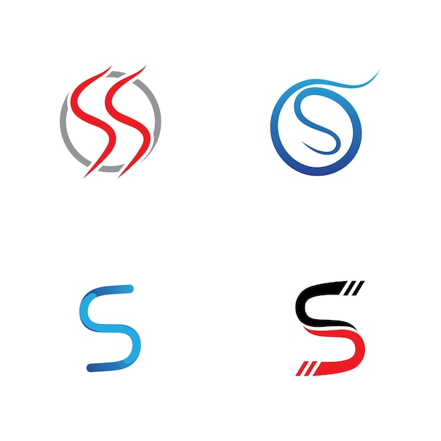 Logo de lettre S entreprise entreprise