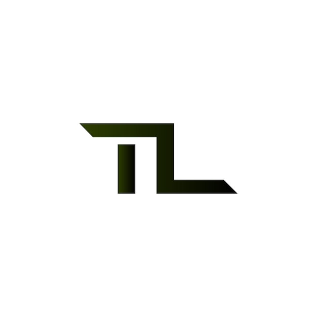 Vecteur logo de la lettre tl