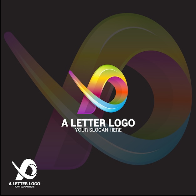 Vecteur un logo de lettre