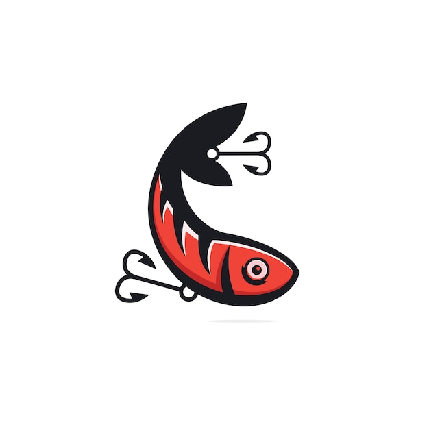 Logo De Leurres De Pêche Rouges