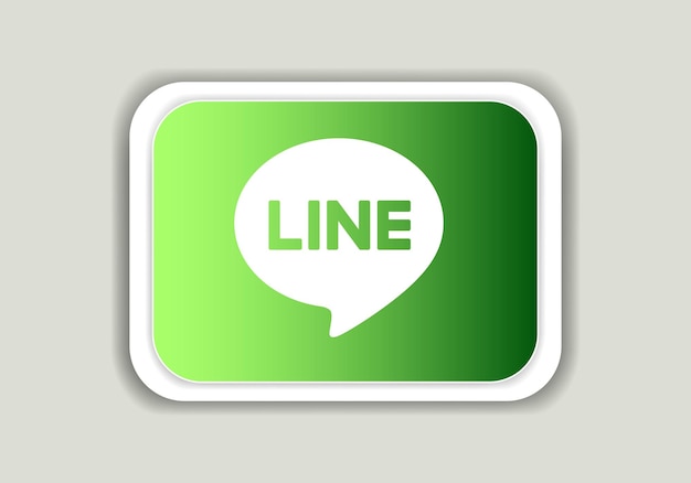 Logo de ligne signe symbole vecteur Icône de service en ligne d'applications mobiles Logo d'application de médias sociaux