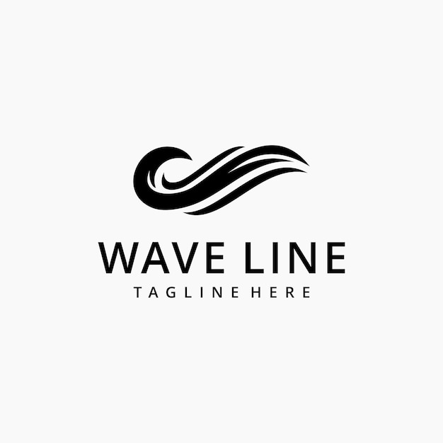 Logo de la ligne de vague