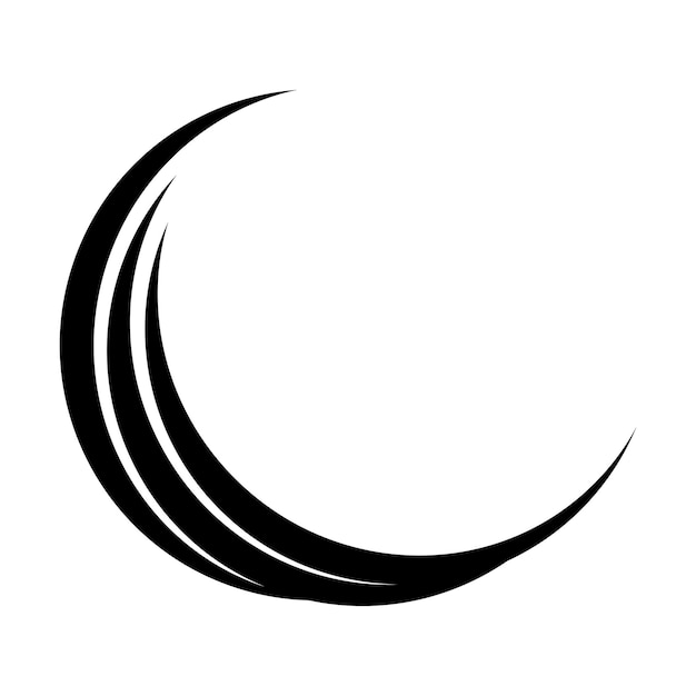 Vecteur logo de la lune