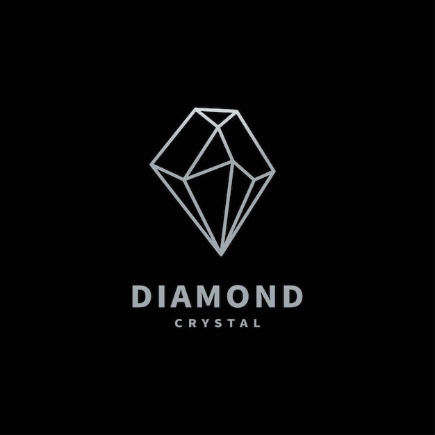 Logo De Luxe Belle Création De Logo En Cristal De Diamant 2
