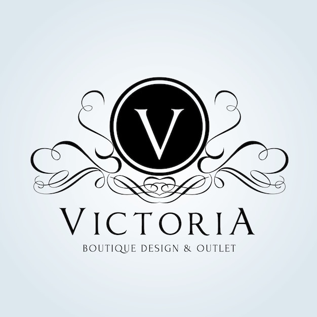 Vecteur logo de luxe. logo de crests. conception de logo pour hôtel, resort, restaurant, immobilier, spa, identité de marque de mode