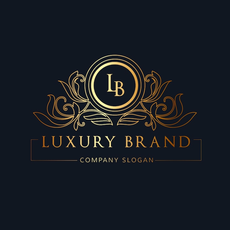 Vecteur logo de luxe. logo de crests. conception de logo pour hôtel, resort, restaurant, immobilier, spa, identité de marque de mode