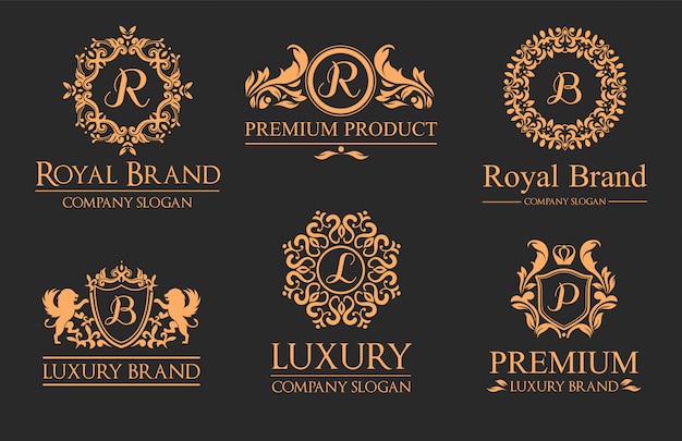 Vecteur logo de luxe