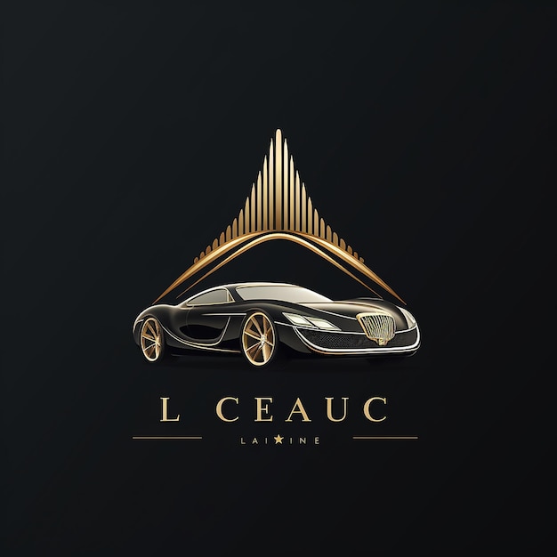 Vecteur logo luxueux et élégant pour un concessionnaire automobile