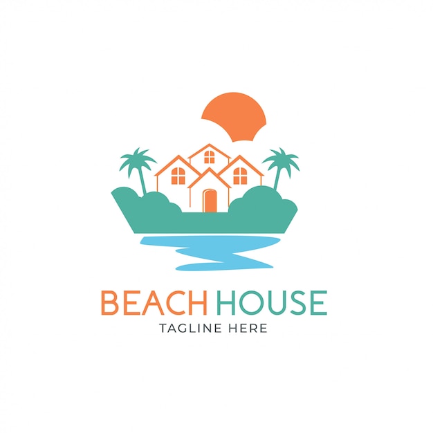 Logo De La Maison De Plage