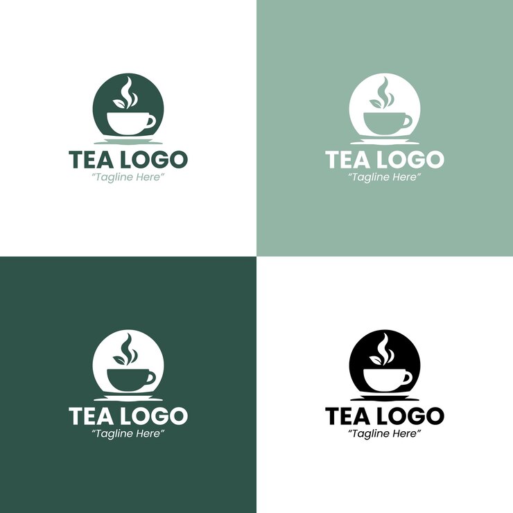 Vecteur le logo de la maison de thé