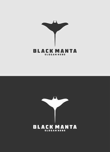 Logo Manta Noir