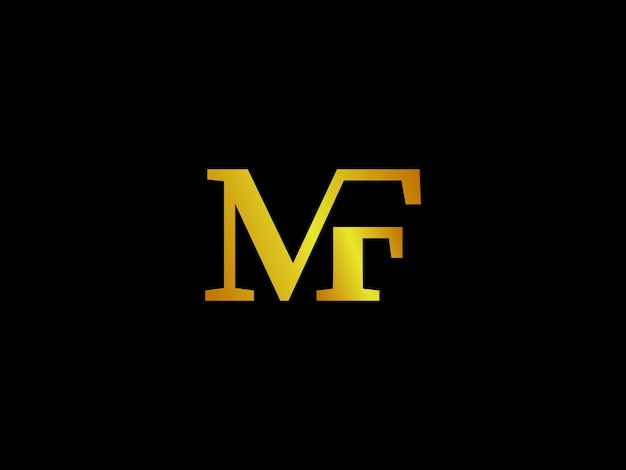 Vecteur le logo de la marque mf