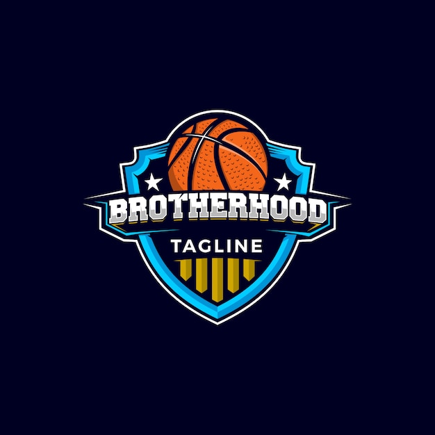 LOGO DE MASCOTTE BASKETBALL