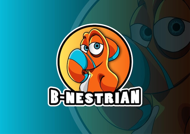 Vecteur logo de la mascotte des bnestriens