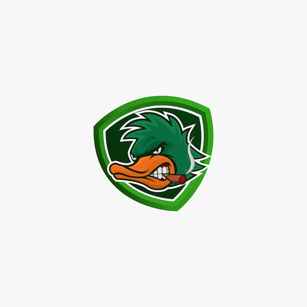 Logo De Mascotte De Canard