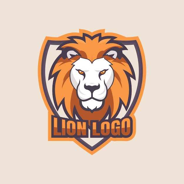 Logo De La Mascotte Du Lion Pour Les Jeux