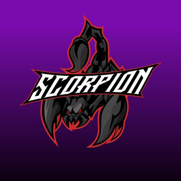 Logo De La Mascotte Du Scorpion Pour L'équipe De Sport Vector D'illustration