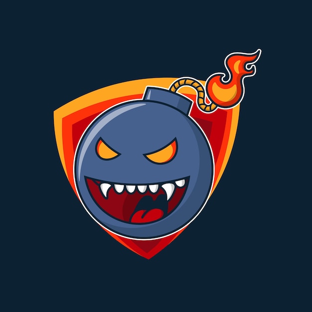 Le Logo De La Mascotte De L'e-sport Boom