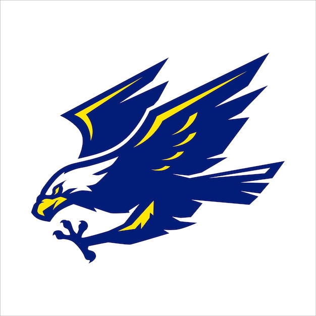 Le Logo De La Mascotte De L'école Eagle Sports