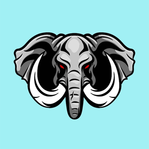 Logo De La Mascotte Des éléphants