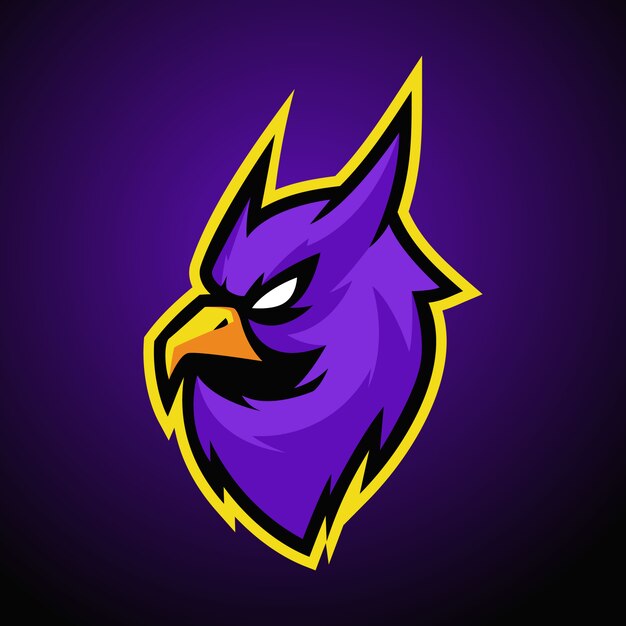 Logo De Mascotte De Hibou