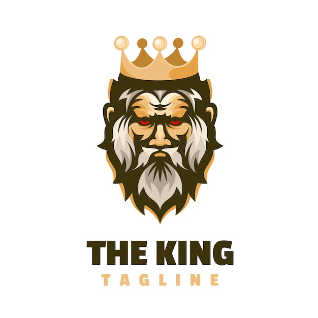 Logo De La Mascotte King Head