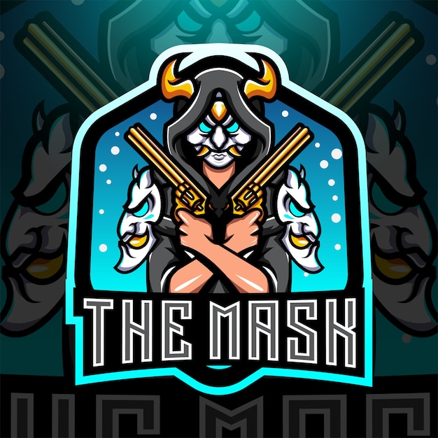 Le Logo De La Mascotte Mask Esport