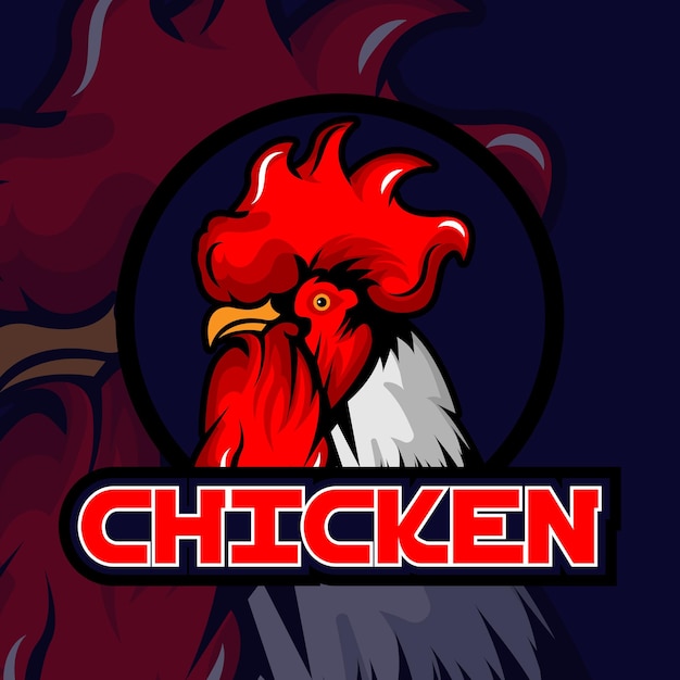 Logo De Mascotte De Poulet