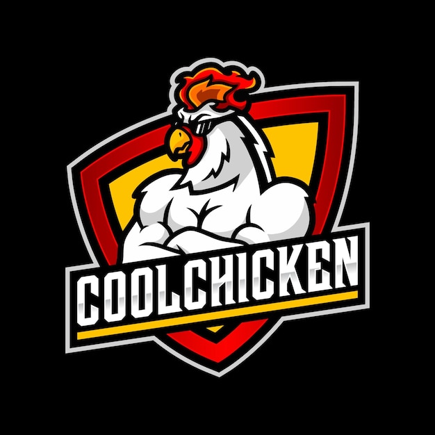 Logo De Mascotte De Poulet