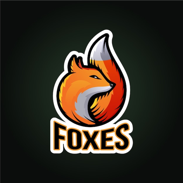 Logo Mascotte Renard