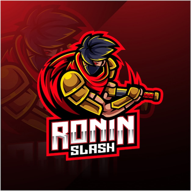 Logo Mascotte Sport Ronin