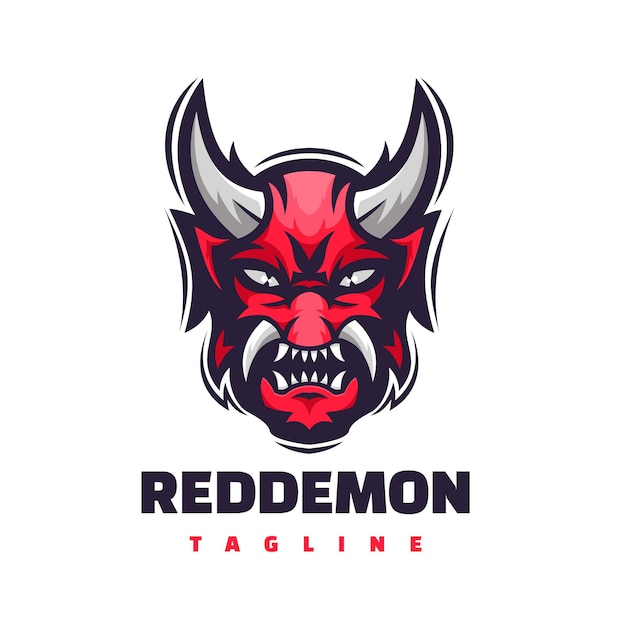 Logo Mascotte Tête Reddomon