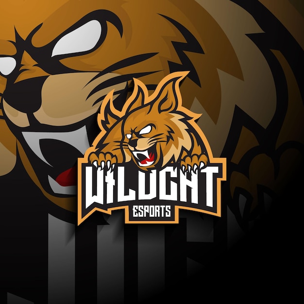 Logo Mascotte Wildcat Esport