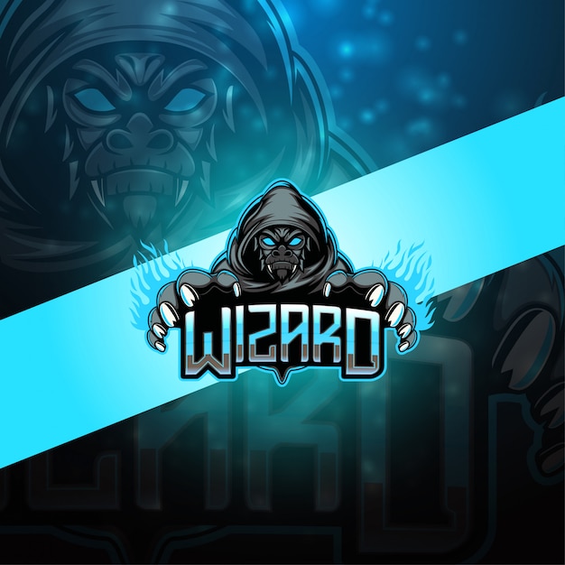 Logo Mascotte Wizard Esport