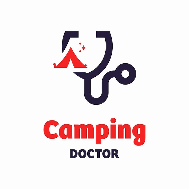 Logo De Médecin De Camping