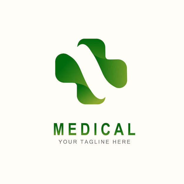 Vecteur logo médical soins de santé soins de santé et pharmacie logo design et modèle d'icône