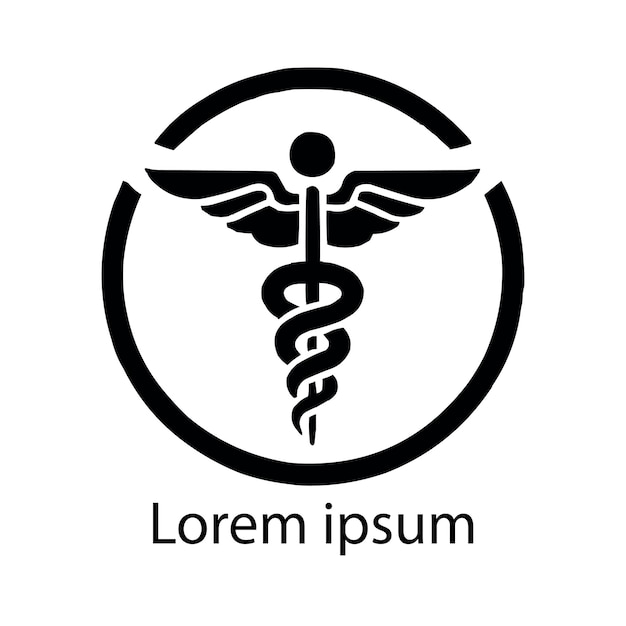 Vecteur le logo de medicel sur fond blanc