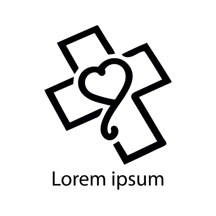 Vecteur le logo de medicel sur fond blanc